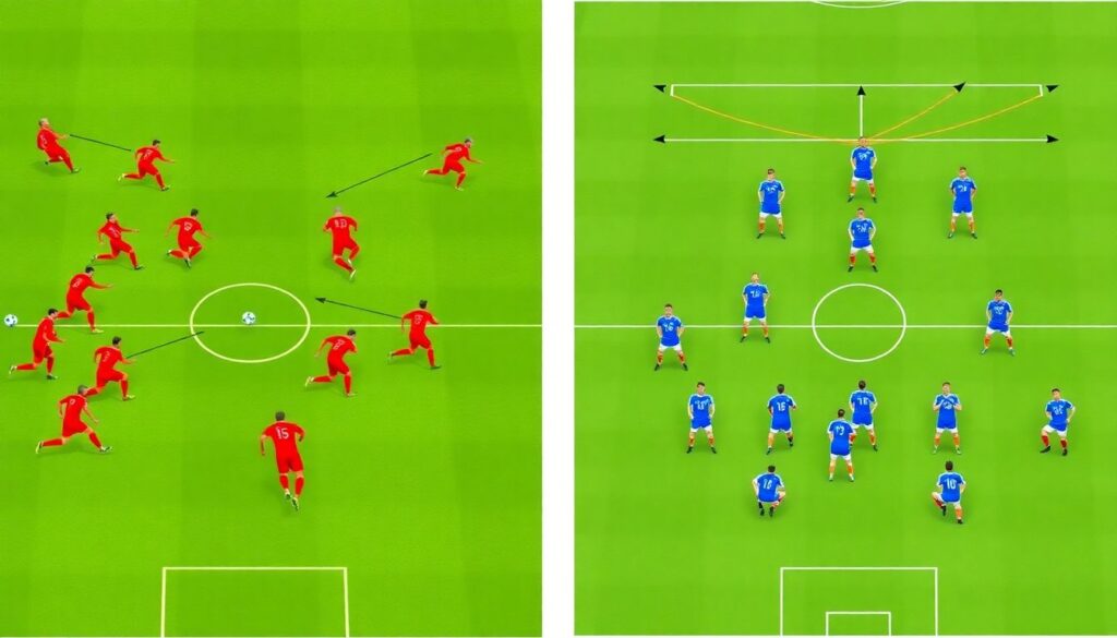 Стратегии использования пространства на флангах - иллюстрация