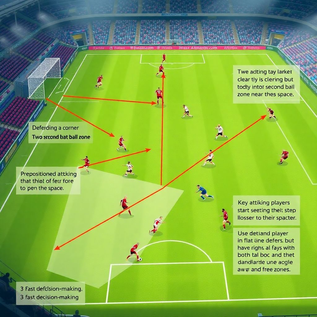 Принципы построения быстрой атаки под стандарты в современном футболе