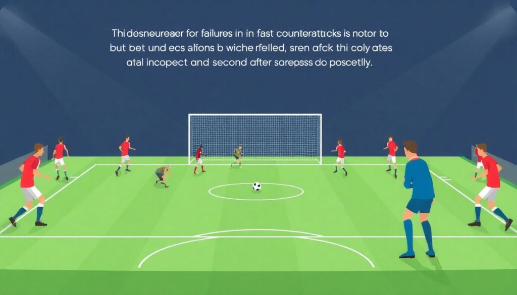 Разбор ошибок в обороне при быстрых контратаках - иллюстрация