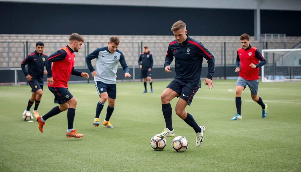 Секреты финтов и обводок для атакующих полузащитников - иллюстрация