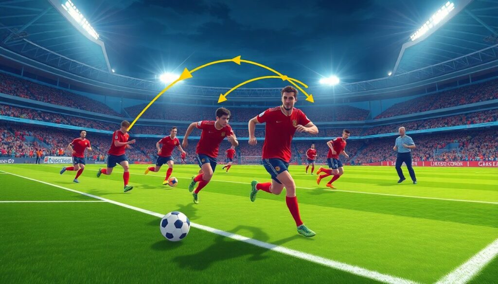 Эффективность переходов в контратактный футбол - иллюстрация