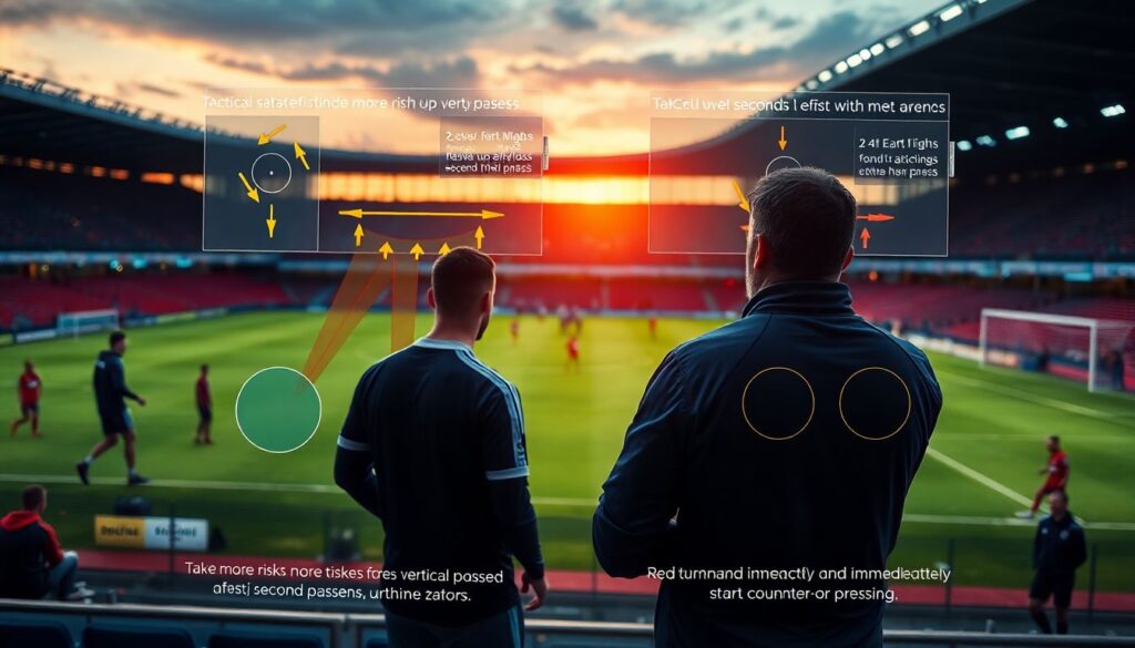 Стратегии владения мячом и быстрого перехода - иллюстрация