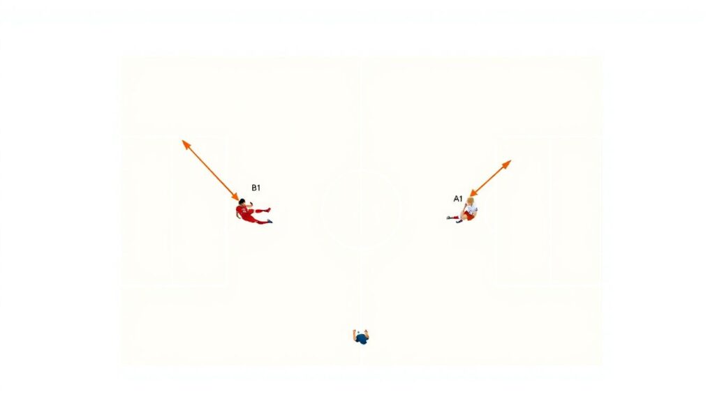 Как читает рефери ситуацию во время быстрых атак - иллюстрация