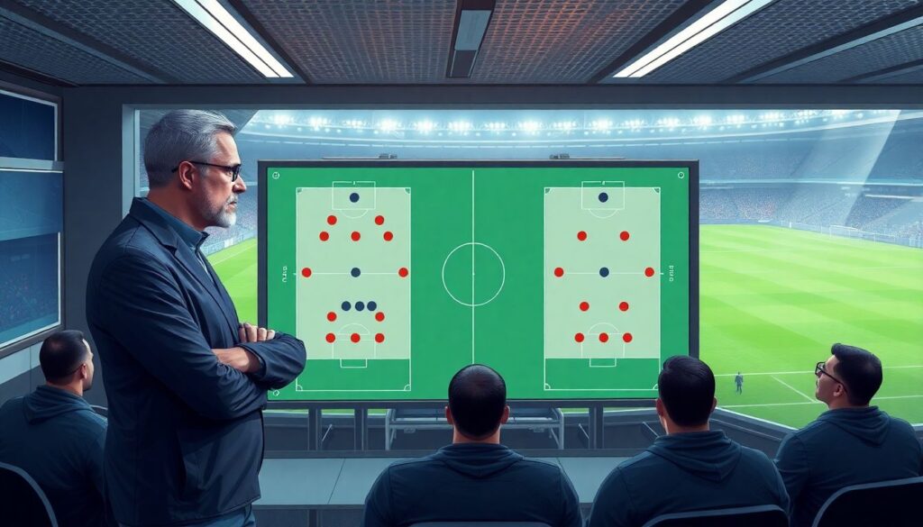 Тактические варианты против высокого прессинга - иллюстрация