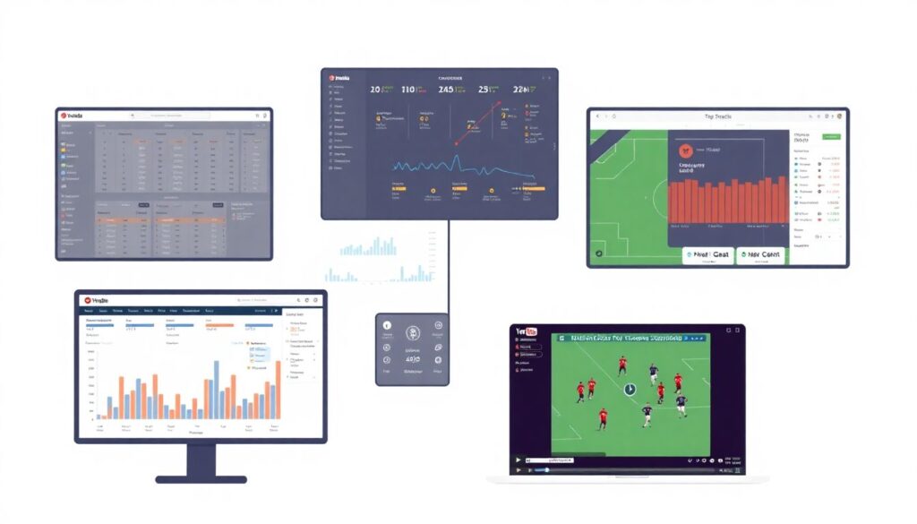 Аналитика матчей легендарных команд в атаке - иллюстрация