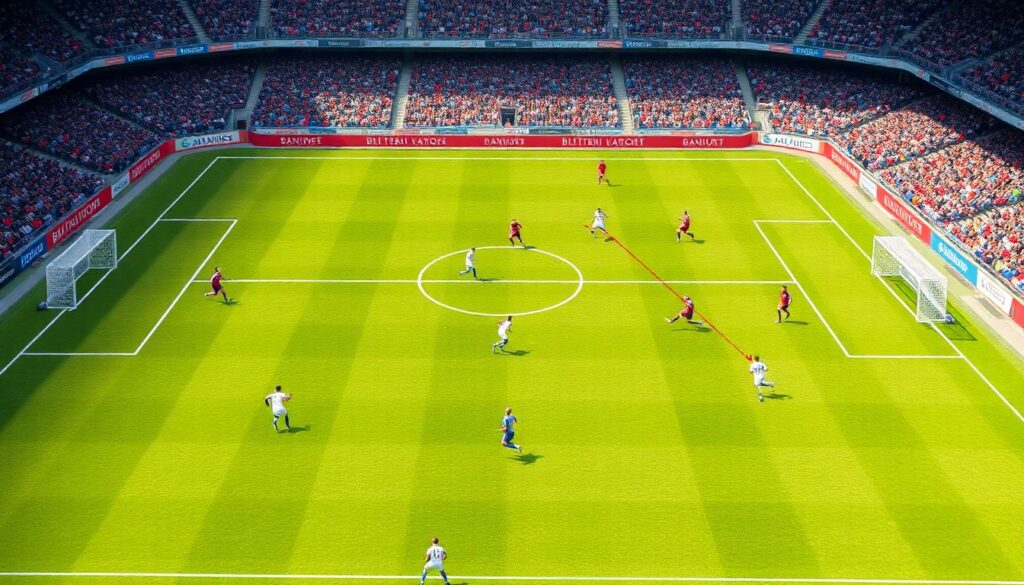 Значение движения без мяча для контратаки - иллюстрация