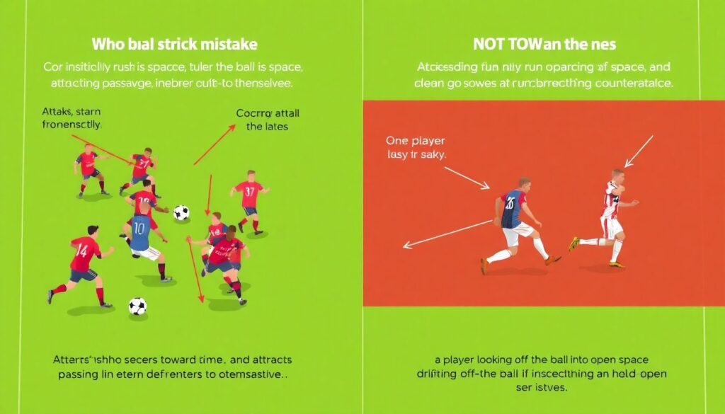 Значение движения без мяча для контратаки - иллюстрация