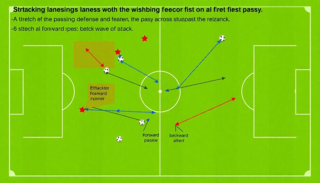 Значение движения без мяча для контратаки - иллюстрация