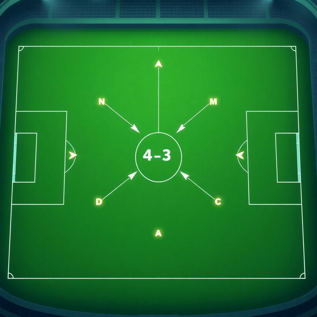 Схема 3-4-3: какие игроки лучше всего подходят и как их подобрать