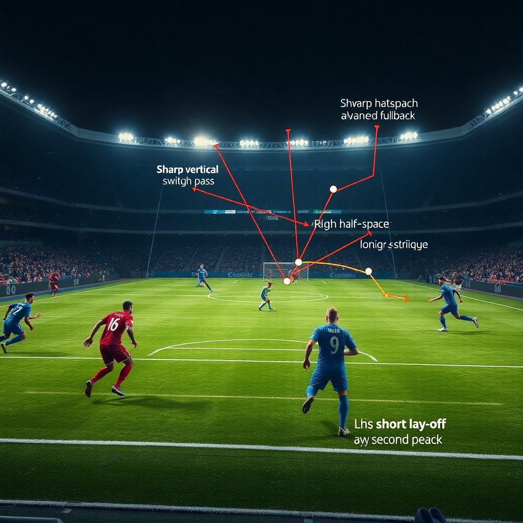 Лучшие мячи и передачи для контратаки в современном футболе