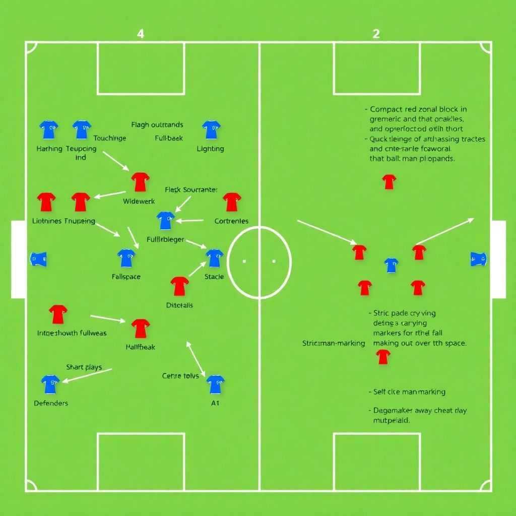 Лучшие примеры тактики против зоны и man marking в современном футболе