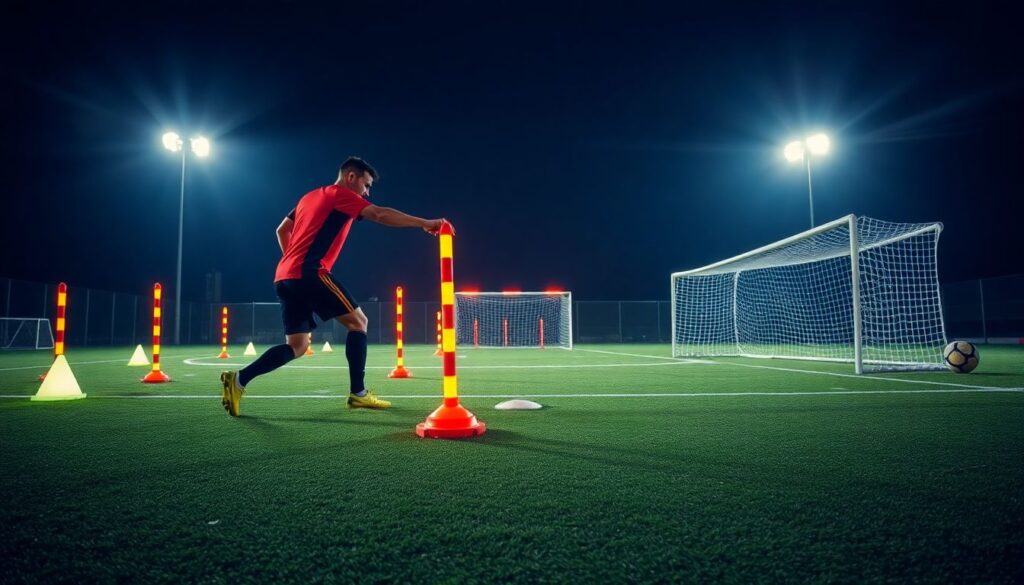 Как тренировать вингера ночью и на улице - иллюстрация