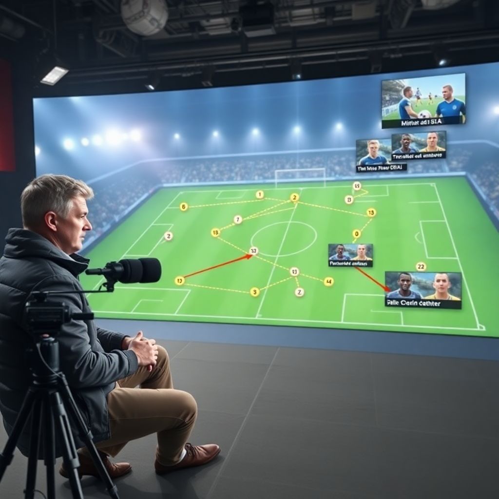 Как превратить интервью в визуальный материал о контратаке в футболе