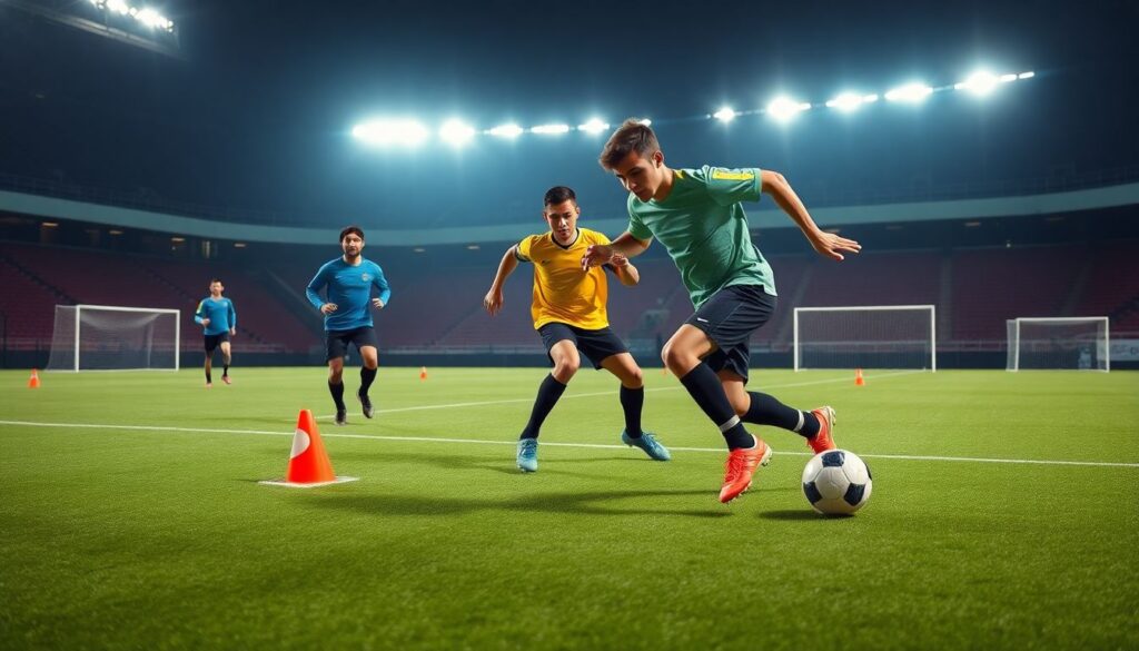 Как тренироваться для работы на фланге и вингере - иллюстрация