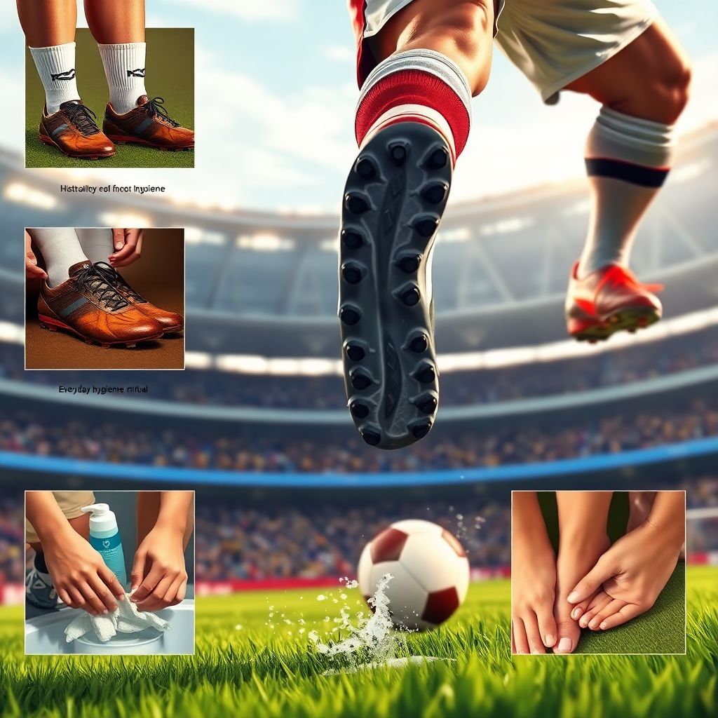 Гигиена и физика вингера: правильный уход за ногами и стопами