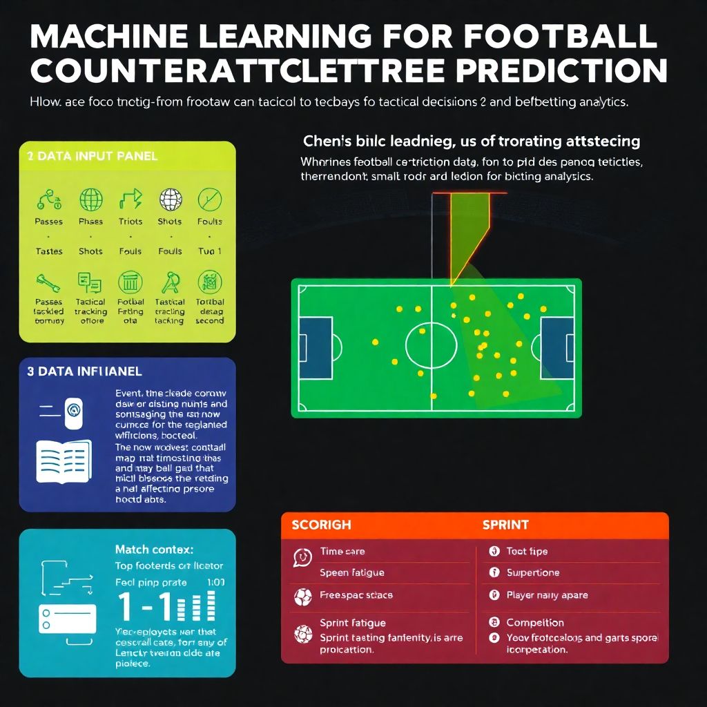 Данные машинного обучения для прогноза контратак в футболе
