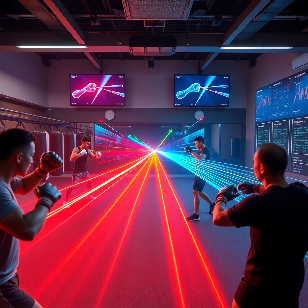 Визуализация траекторий удара для точного анализа и оптимизации атак