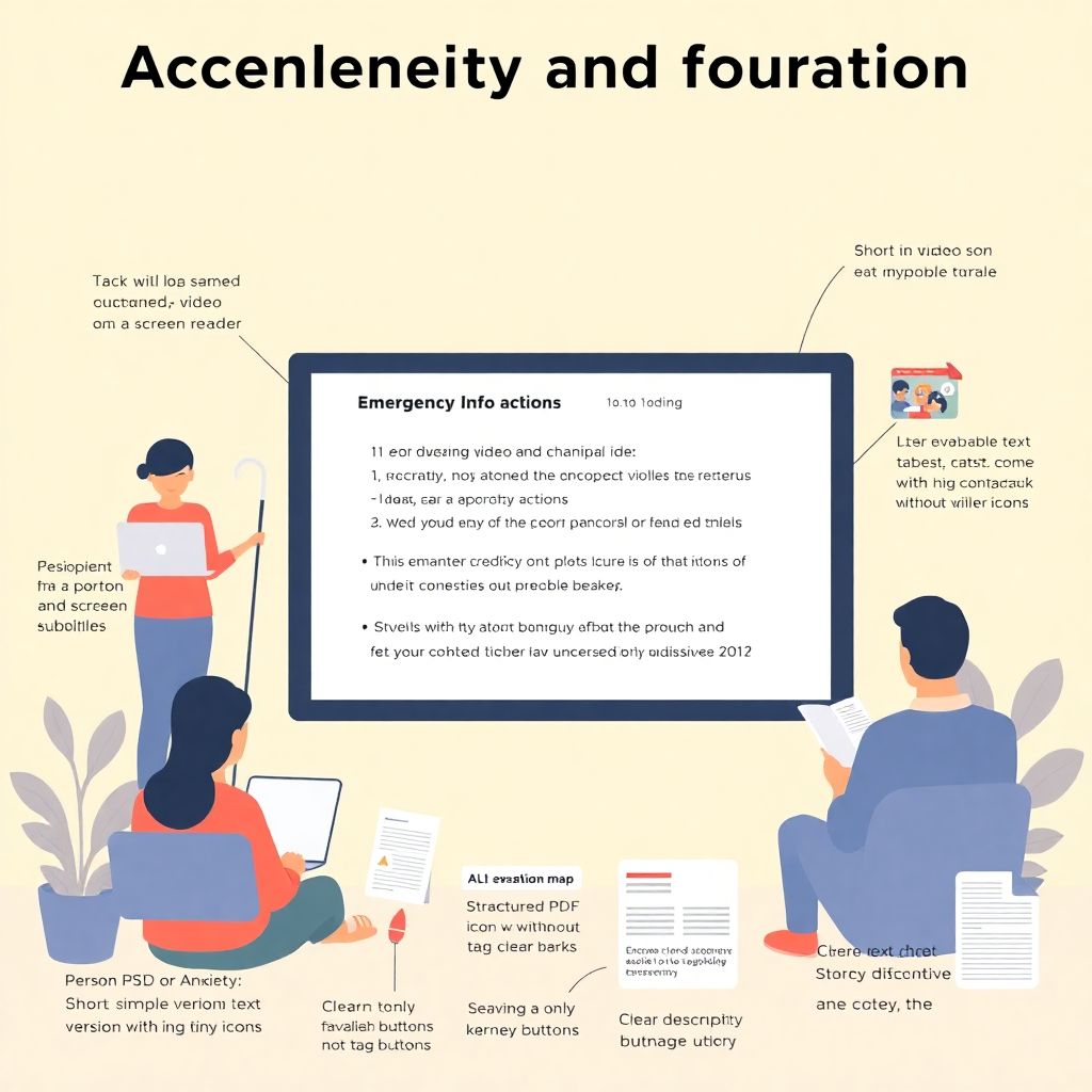 Как сделать материалы об атаке доступными для инвалидов на сайте и офлайн