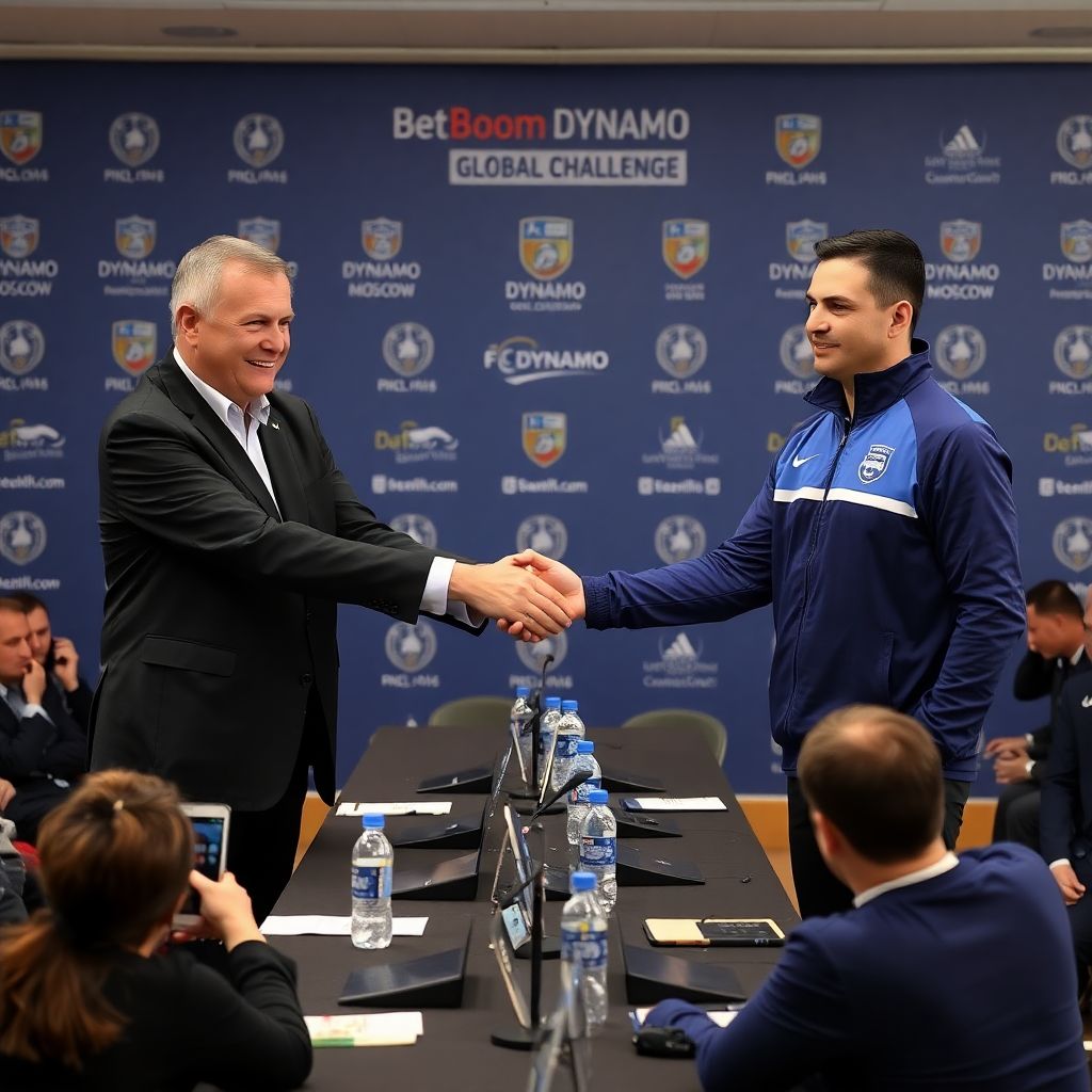 Слуцкий тепло поприветствовал Гусева: рукопожатие тренеров «Динамо» и «Шанхай»