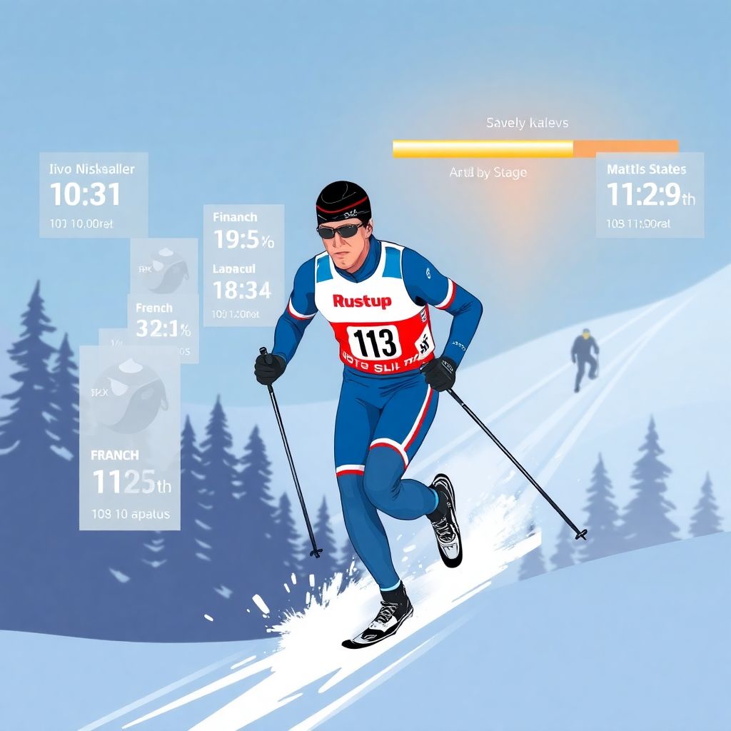 Тур де Ски общий зачет: Коростелев 11‑й после первого этапа, Клебо лидирует