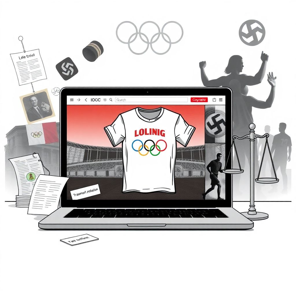 МОК объяснил футболку с символикой Олимпиады 1936 года юридической необходимостью